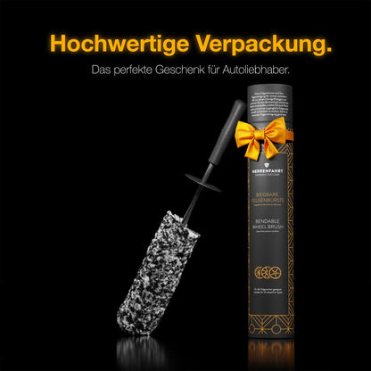 Biegbare Mikrofaser-Felgenbürste